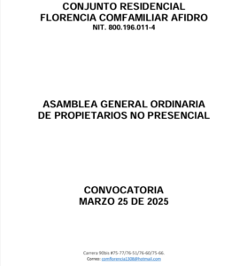 Convocatoria Asamblea General 2025