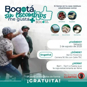 Señores Residentes Nos permitimos invitarlos el dia sabado 2 de agosto sacar sus escombros, al container que va a estar entre la agrupación 1 y 2.